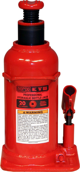 20 Ton Capacity Low Height Bottle Jack 76820A 20 Ton Capacity Low Height Bottle Jack 76820A